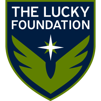 The Lucky Foundation shield logo